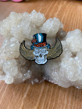 NYE Winged Skull Pin (collab w/ Nathaniel Deas /// @BourbonSunday)
